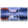 3 Panels Framed Nature Landscape Canvas Wall Art Decor,3 Pieces Mordern Canvas Decoration Painting for Office,Dining room,Living room
