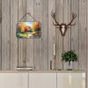 NEW North Carolina Dogwoods in Watercolor Wall or Door Hanging Prints Aluminum Metal Sign Kitchen Wall Bar Bathroom Plaque Home Decor, 8HX12W