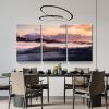 3 Panels Framed Vivid Landscape Canvas Wall Art Decor,3 Pieces Mordern Canvas Decoration Painting for Office,Dining room,Living room
