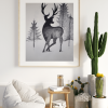 Hand Made Stippling art Gallery The Spotted Stag ‚Äì Stippled Deer