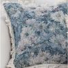 SOGA 50cm Oil Painting Shabby Chic Style Handmade Full Floral Needlepoint Throw Pillow