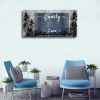 Family Quotes Canvas Wall Art,Family a Little Bit of Crazy Loud Love Wall Art for Living Room
