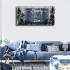 Family Quotes Canvas Wall Art,Family a Little Bit of Crazy Loud Love Wall Art for Living Room