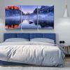 3 Panels Framed Nature Landscape Canvas Wall Art Decor,3 Pieces Mordern Canvas Decoration Painting for Office,Dining room,Living room